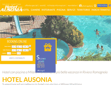 Tablet Screenshot of hotel-ausonia.com
